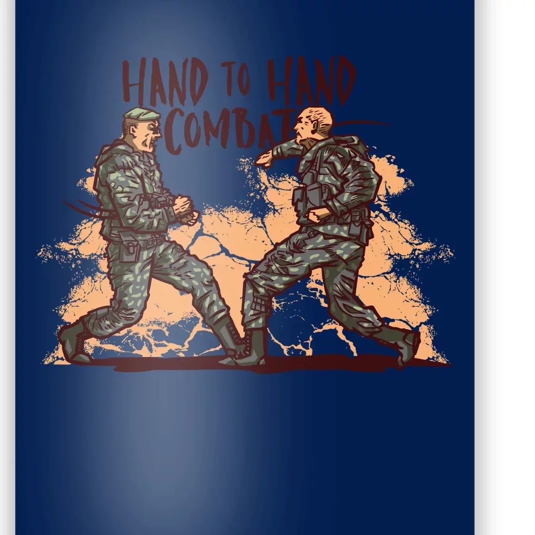 Hand To Hand Combat Army Poster