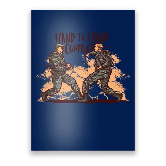 Hand To Hand Combat Army Poster