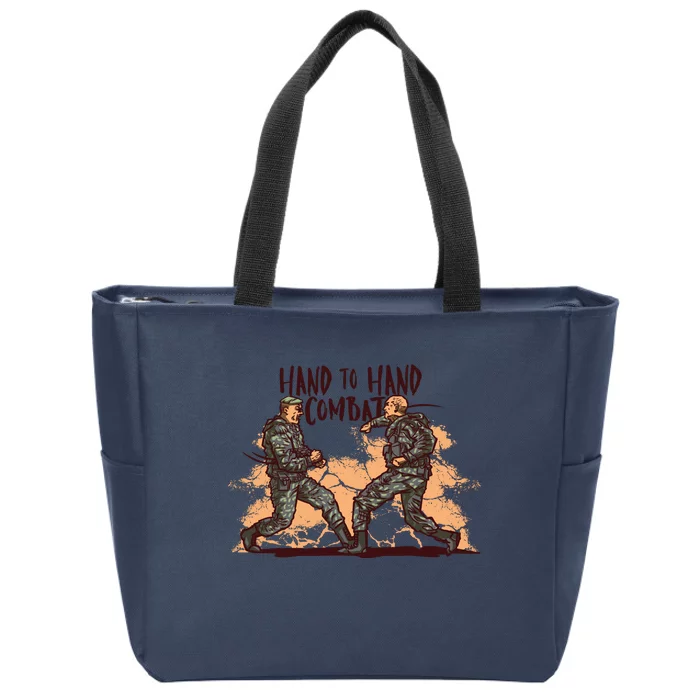 Hand To Hand Combat Army Zip Tote Bag