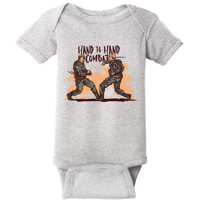 Hand To Hand Combat Army Baby Bodysuit