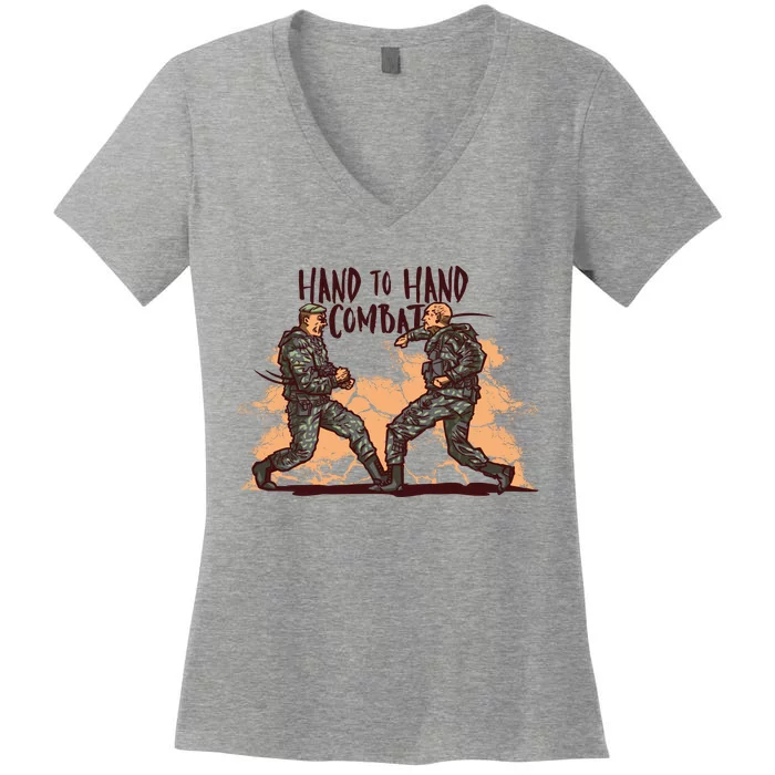 Hand To Hand Combat Army Women's V-Neck T-Shirt