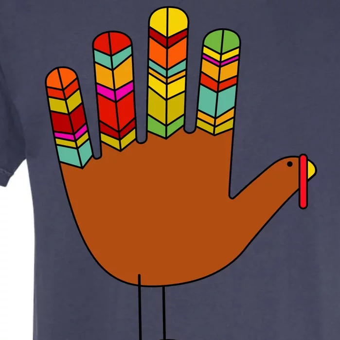 Hand Turkey Thanksgiving Day Garment-Dyed Heavyweight T-Shirt