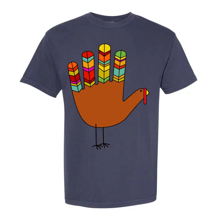 Hand Turkey Thanksgiving Day Garment-Dyed Heavyweight T-Shirt