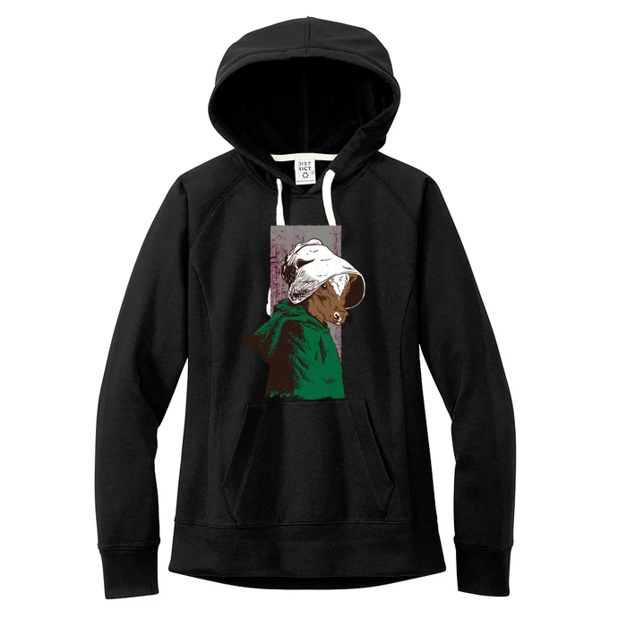 Handmaid Cow Parody Women's Fleece Hoodie