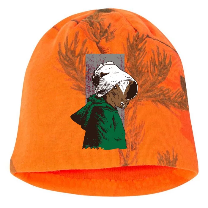 Handmaid Cow Parody Kati - Camo Knit Beanie