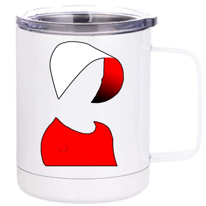 Handmaids Person Portrait Front & Back 12oz Stainless Steel Tumbler Cup