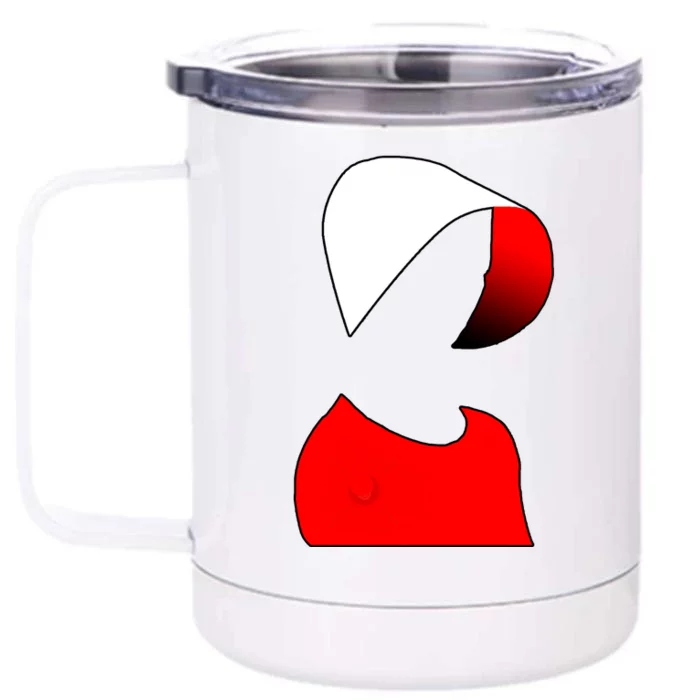 Handmaids Person Portrait Front & Back 12oz Stainless Steel Tumbler Cup