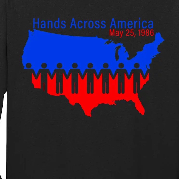 Hands Across America Tall Long Sleeve T-Shirt