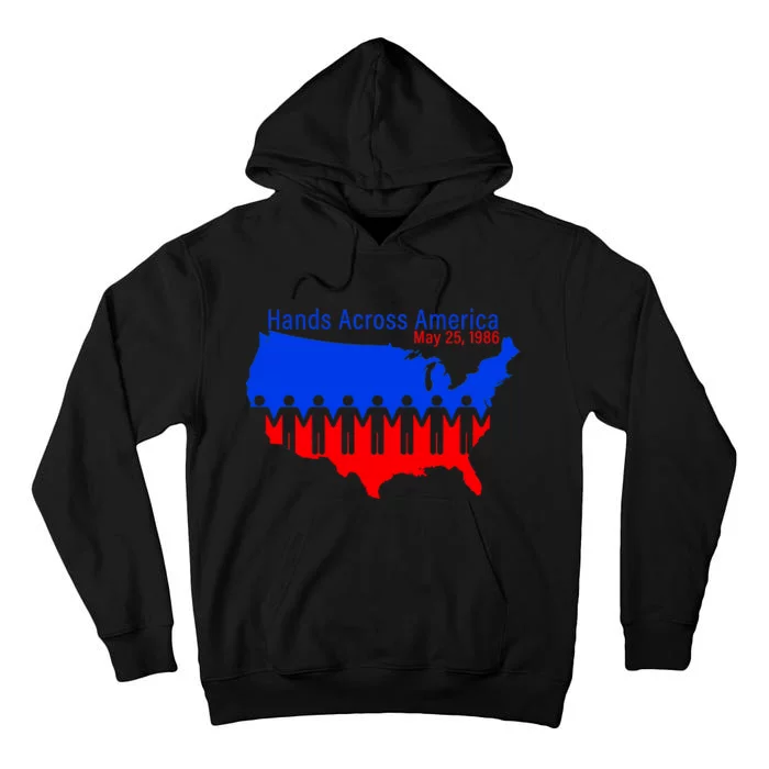 Hands Across America Tall Hoodie