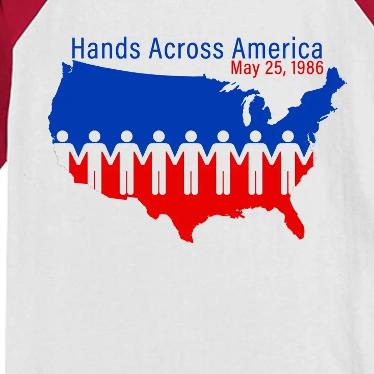 Hands Across America Kids Colorblock Raglan Jersey