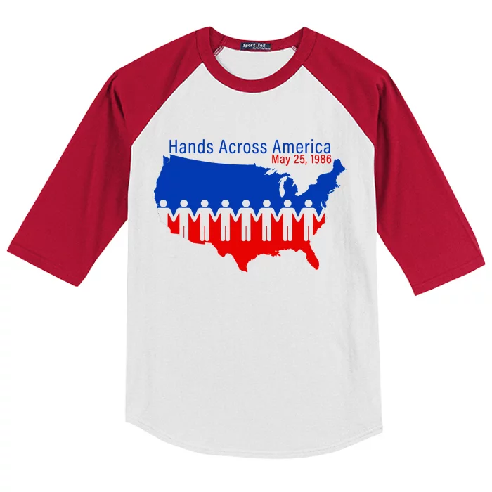 Hands Across America Kids Colorblock Raglan Jersey