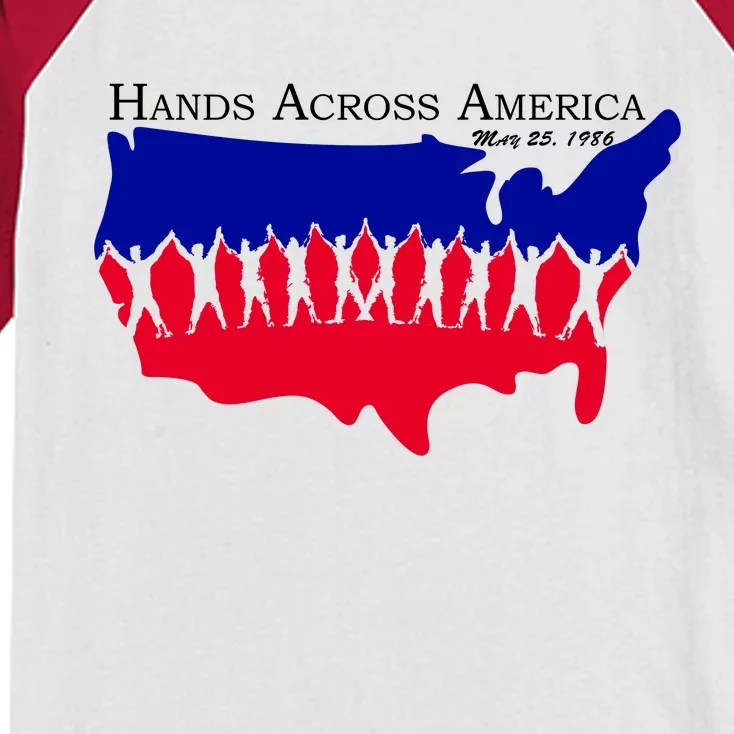 Hands Across America Stand Together Kids Colorblock Raglan Jersey