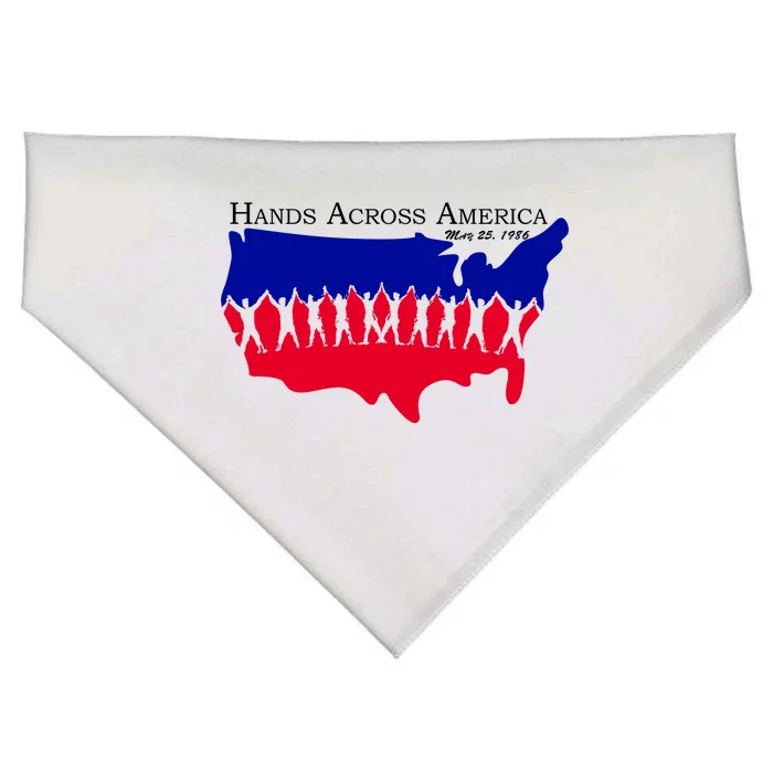 Hands Across America Stand Together USA-Made Doggie Bandana