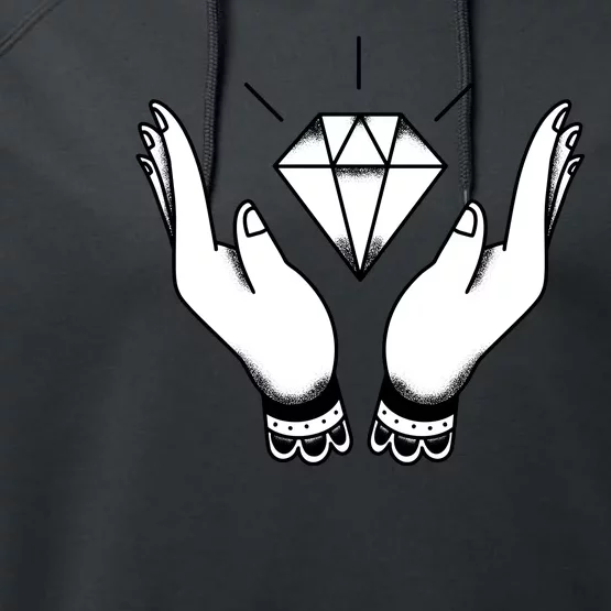 Hands Diamond Performance Fleece Hoodie