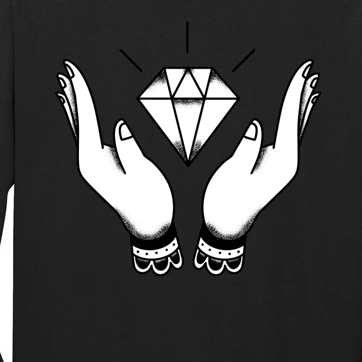 Hands Diamond Tall Long Sleeve T-Shirt