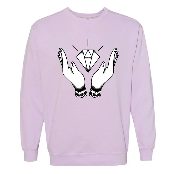 Hands Diamond Garment-Dyed Sweatshirt