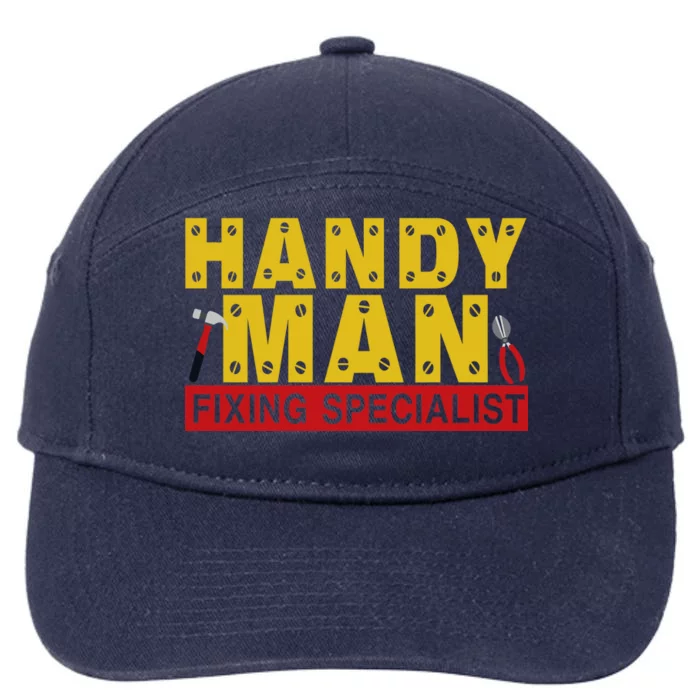 Handy Man Fixing Specialist 7-Panel Snapback Hat