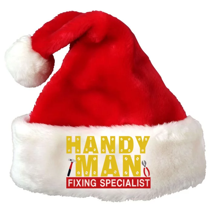 Handy Man Fixing Specialist Premium Christmas Santa Hat