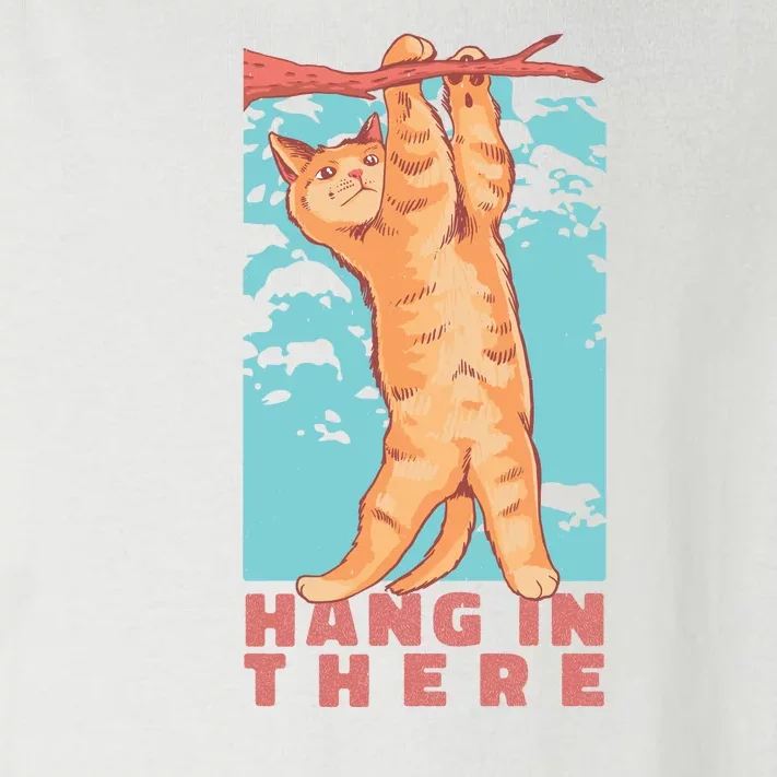 Hang In There Cat Toddler Long Sleeve Shirt