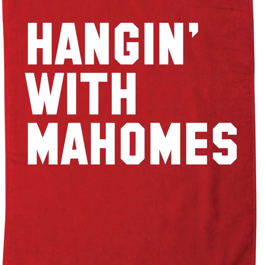 Hangin' With Mahomes Platinum Collection Golf Towel