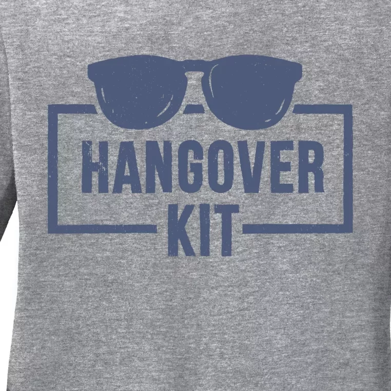 Hangover Kit Ladies Long Sleeve Shirt