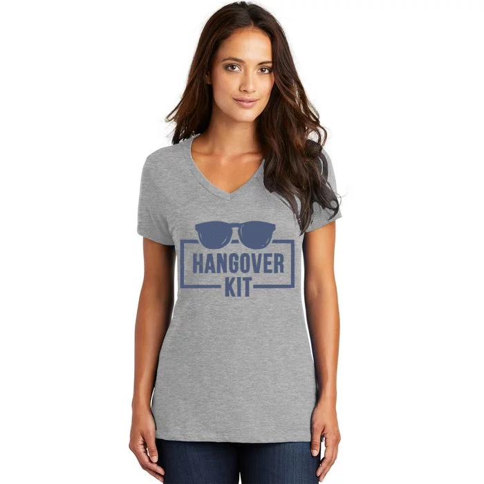 Hangover Kit Women's V-Neck T-Shirt