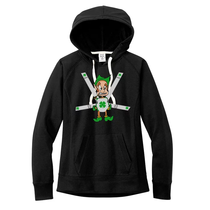 Hangover Leprechaun Irish Baby Women's Fleece Hoodie