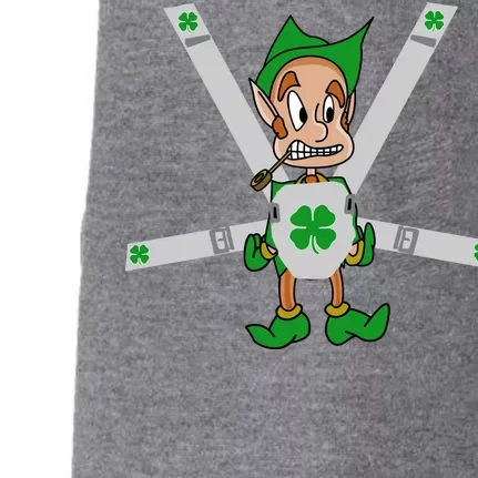 Hangover Leprechaun Irish Baby Doggie 3-End Fleece Hoodie