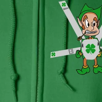 Hangover Leprechaun Irish Baby Full Zip Hoodie