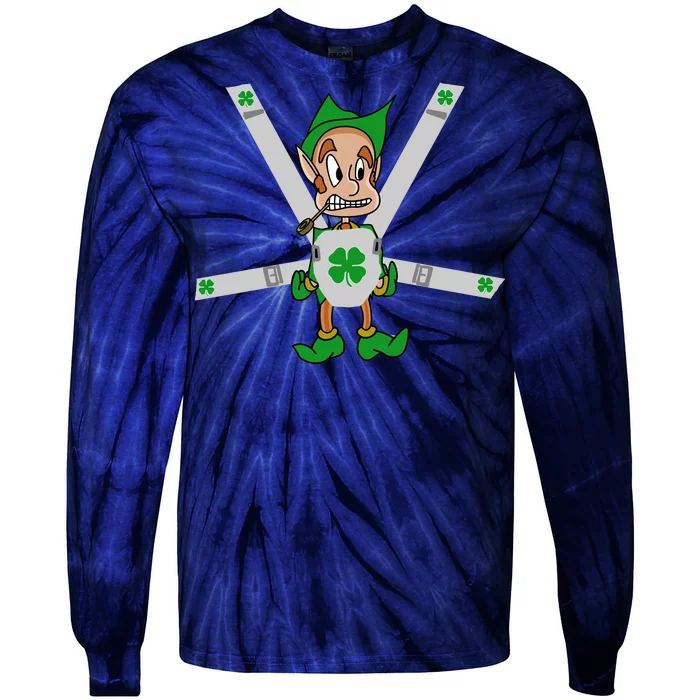 Hangover Leprechaun Irish Baby Tie-Dye Long Sleeve Shirt