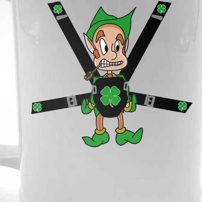 Hangover Leprechaun Irish Baby Front & Back Beer Stein