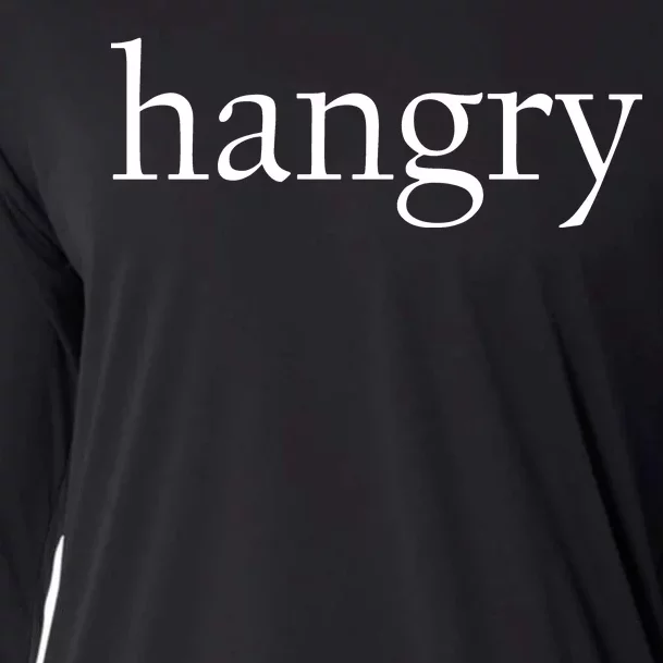 Hangry Classy Logo Cooling Performance Long Sleeve Crew