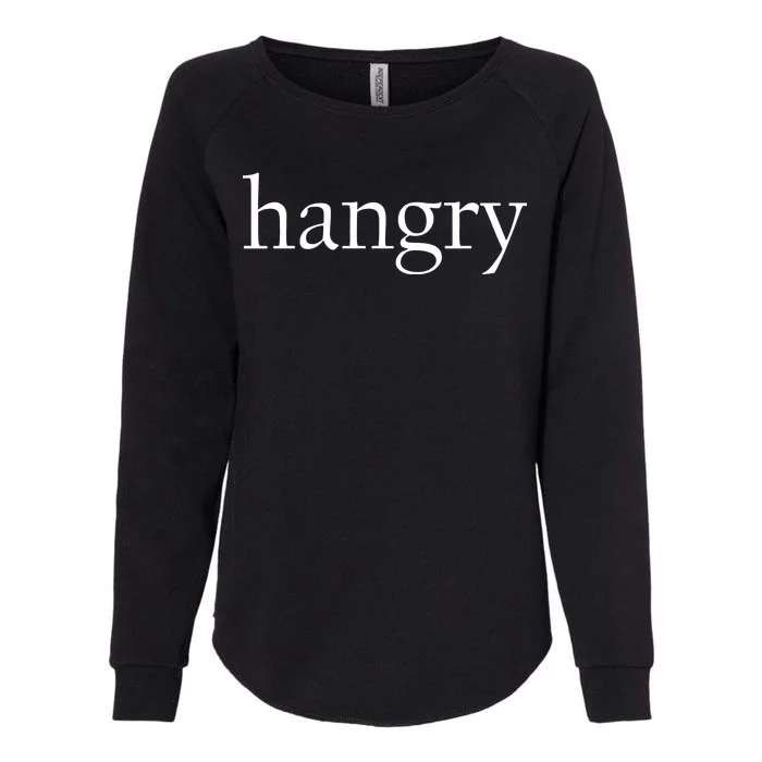 Hangry Classy Logo Womens California Wash Sweatshirt