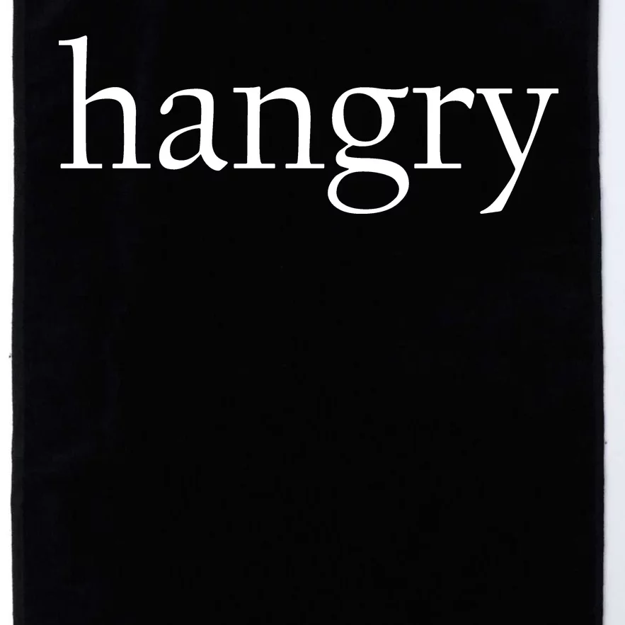 Hangry Classy Logo Platinum Collection Golf Towel