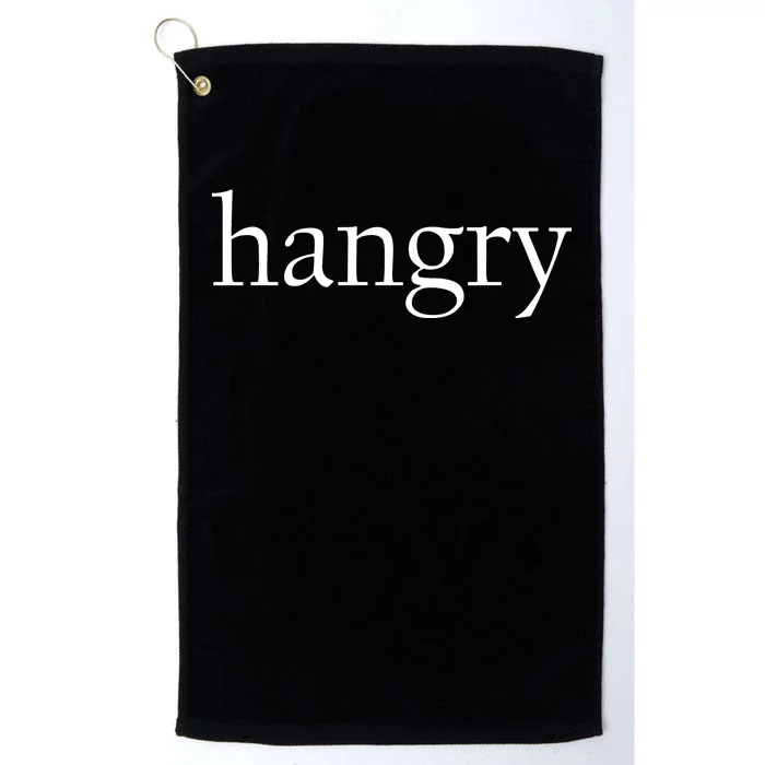 Hangry Classy Logo Platinum Collection Golf Towel