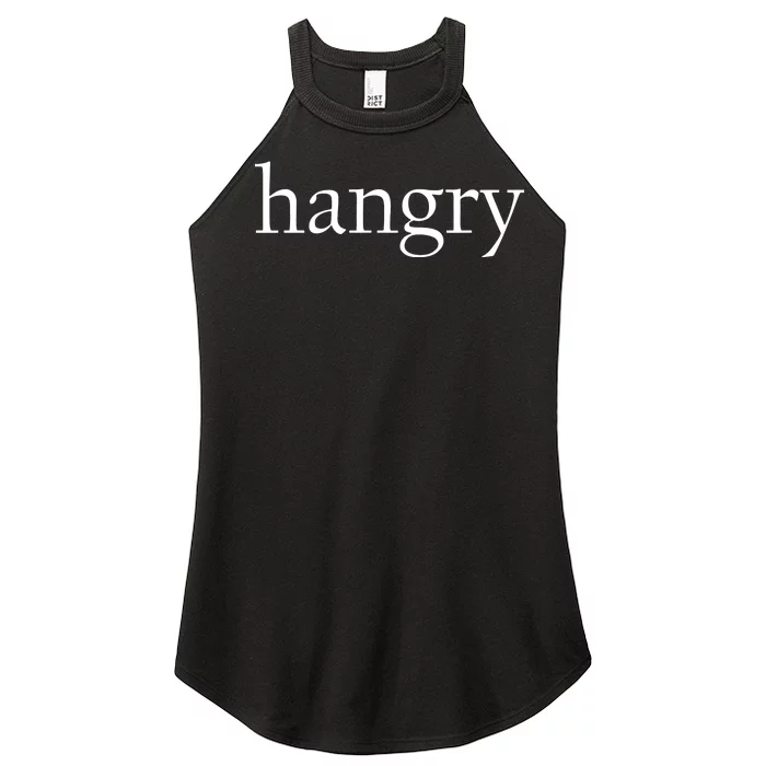 Hangry Classy Logo Women’s Perfect Tri Rocker Tank