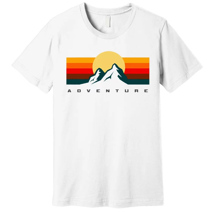 Hiking Apparel Outdoor Camping Backpacking Premium T-Shirt