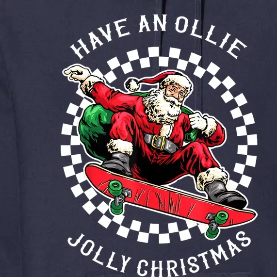 Have An Ollie Jolly Christmas Santa Claus Premium Hoodie