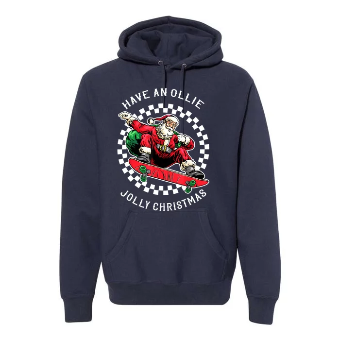 Have An Ollie Jolly Christmas Santa Claus Premium Hoodie