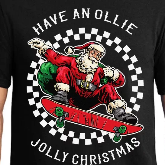 Have An Ollie Jolly Christmas Santa Claus Pajama Set