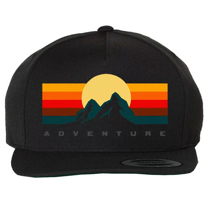 Hiking Apparel Outdoor Camping Backpacking Hiking Wool Snapback Cap