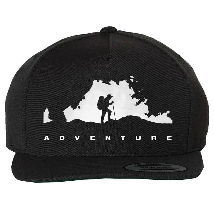 Hiking Apparel Outdoor Camping Backpacking Hiking Wool Snapback Cap