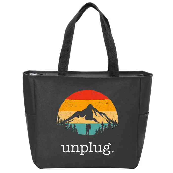 Hiking Apparel Outdoor Camping Backpacking Hiking Zip Tote Bag