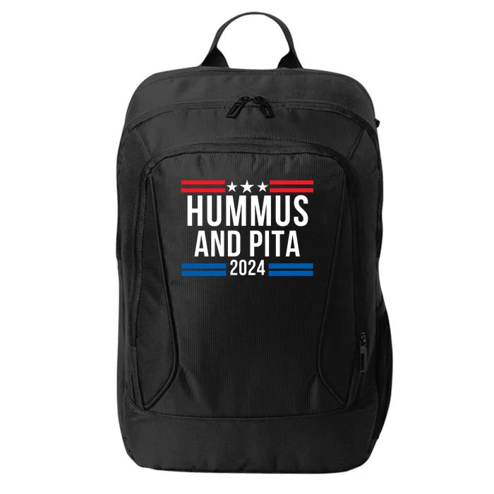 Hummus And Pita 2024 Healthy Foodie Political Election City Backpack