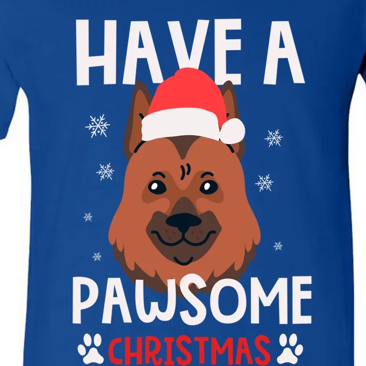 Have A Pawsome Christmas Gift V-Neck T-Shirt