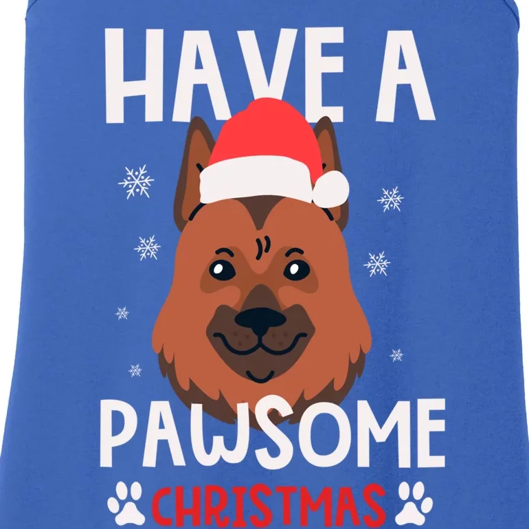 Have A Pawsome Christmas Gift Ladies Essential Tank