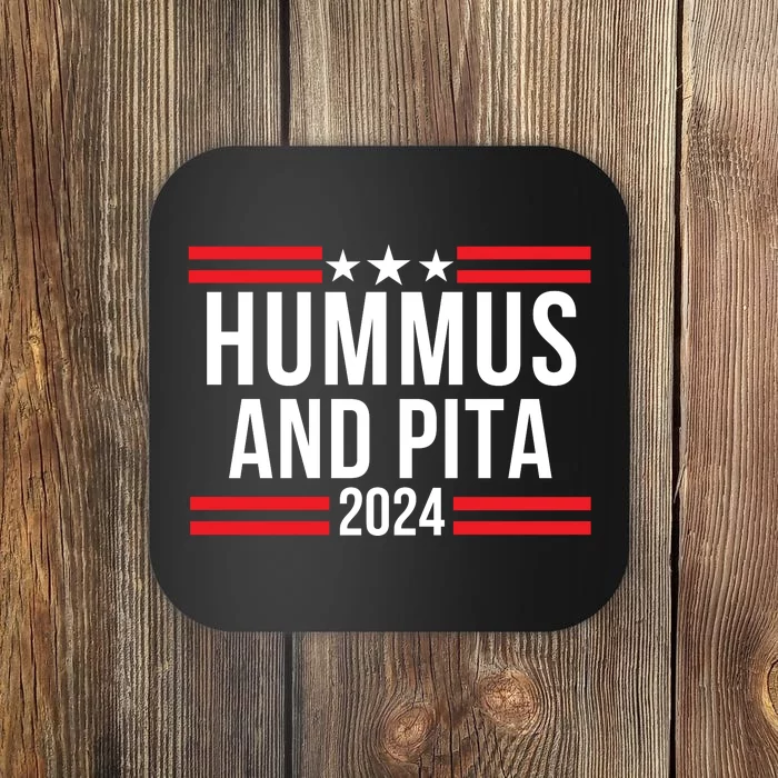 Hummus And Pita 2024 Healthy Foodie Political Election Coaster