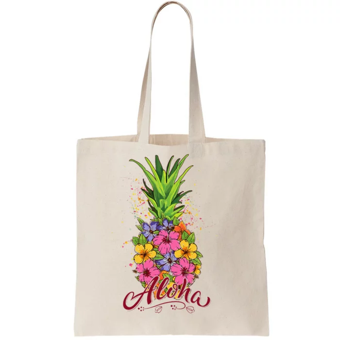 Hawaiian Aloha Pineapple Funny Tote Bag