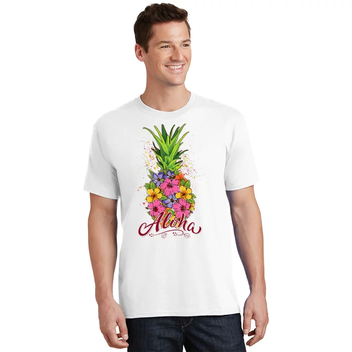 Hawaiian Aloha Pineapple Funny T-Shirt