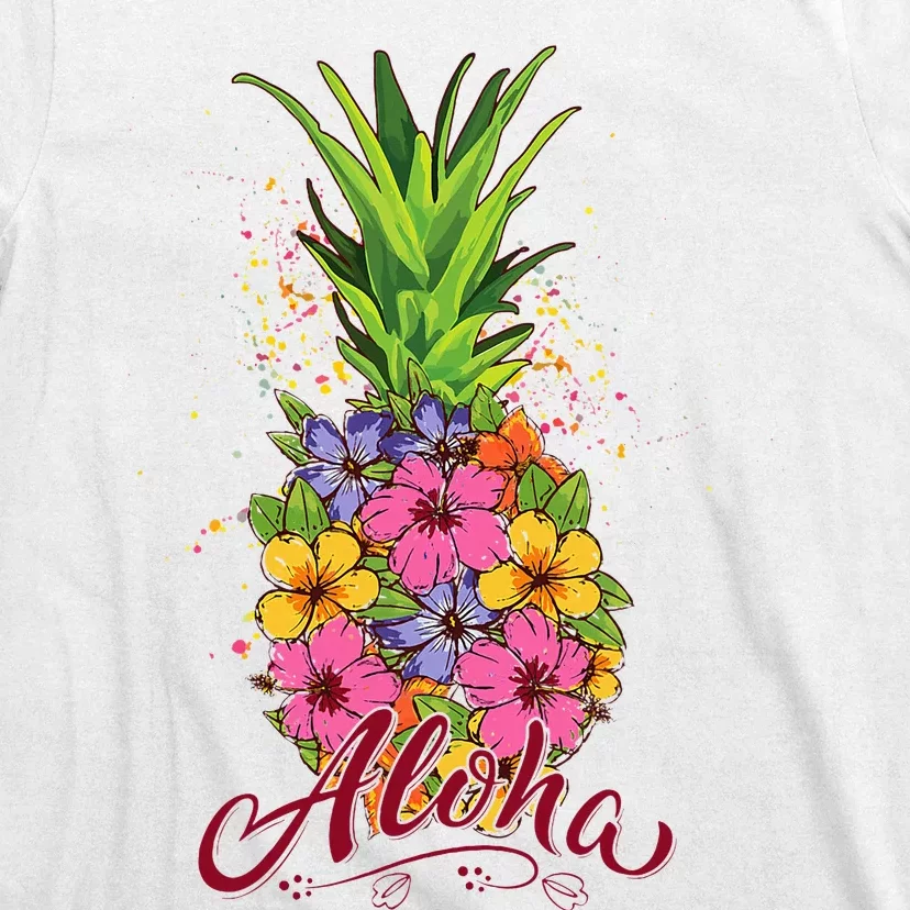 Hawaiian Aloha Pineapple Funny T-Shirt